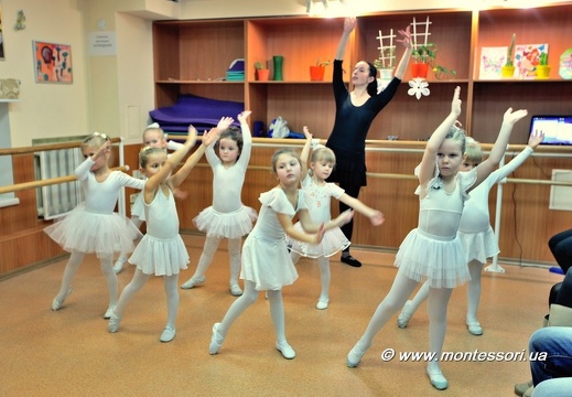 Открытые уроки балета, средняя группа 16.12.2015